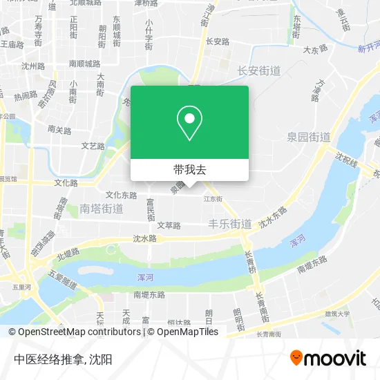中医经络推拿地图