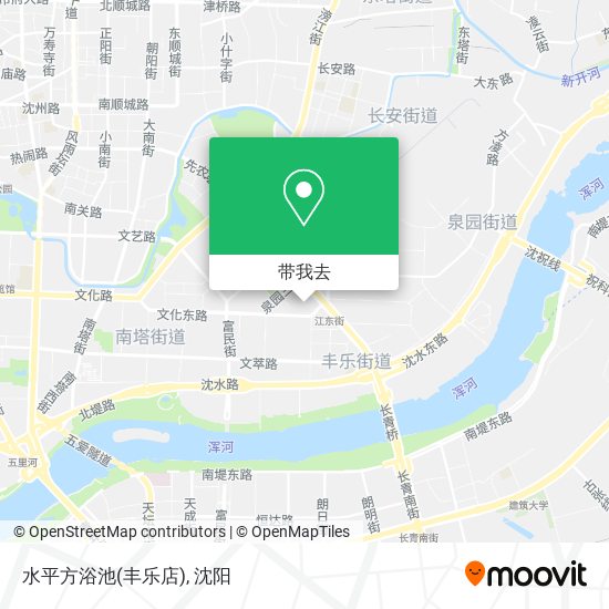 水平方浴池(丰乐店)地图