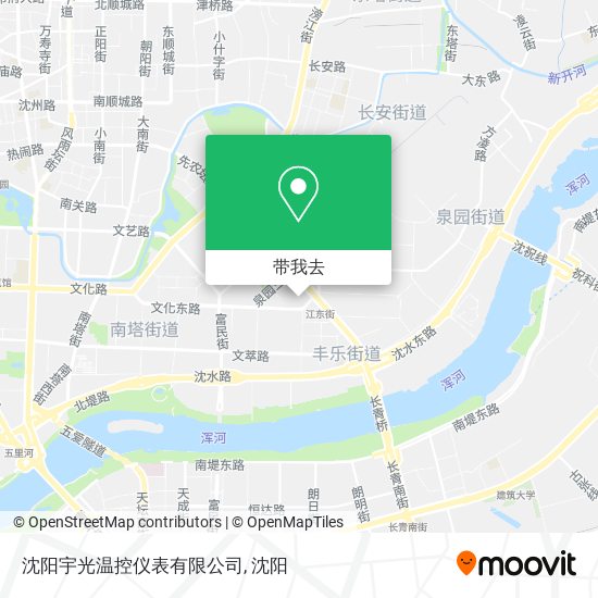 沈阳宇光温控仪表有限公司地图