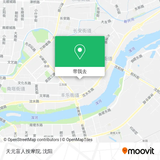 天元盲人按摩院地图