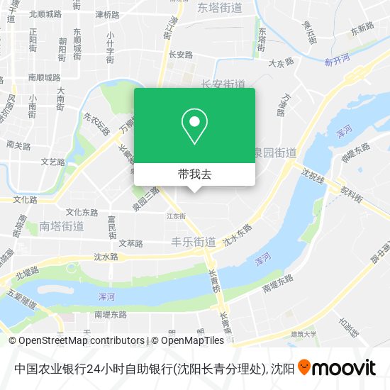 中国农业银行24小时自助银行(沈阳长青分理处)地图
