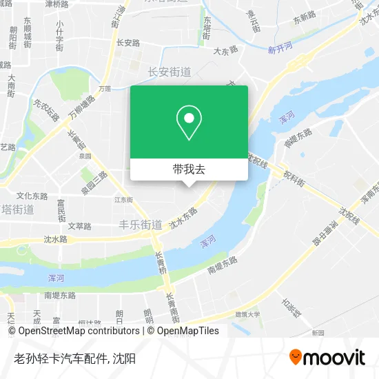 老孙轻卡汽车配件地图