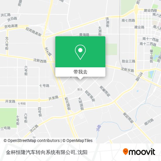 金杯恒隆汽车转向系统有限公司地图