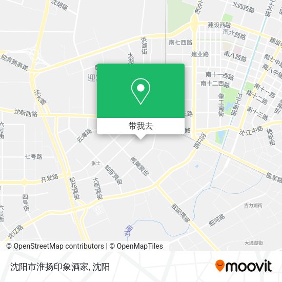 沈阳市淮扬印象酒家地图