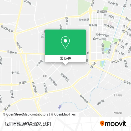 沈阳市淮扬印象酒家地图