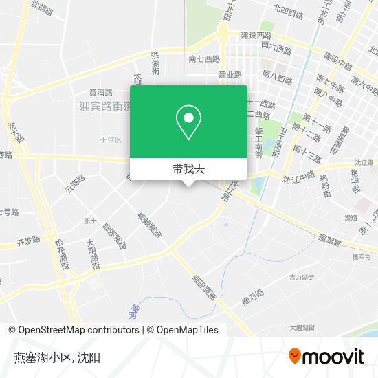 燕塞湖小区地图