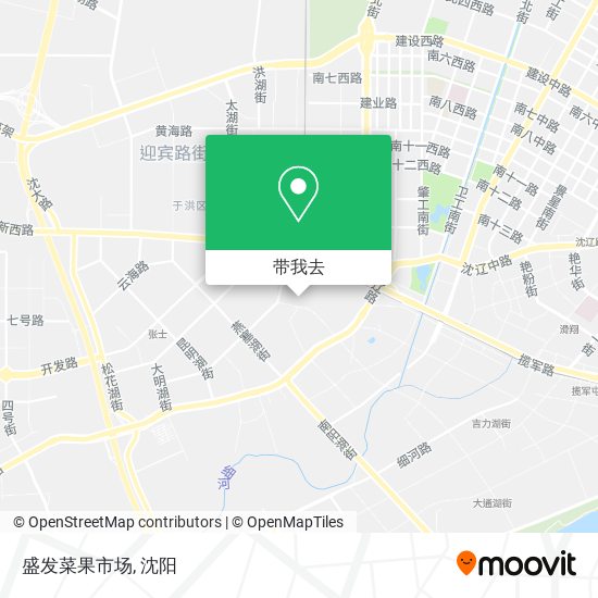 盛发菜果市场地图
