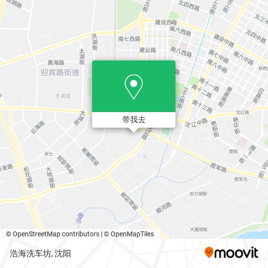 浩海洗车坊地图