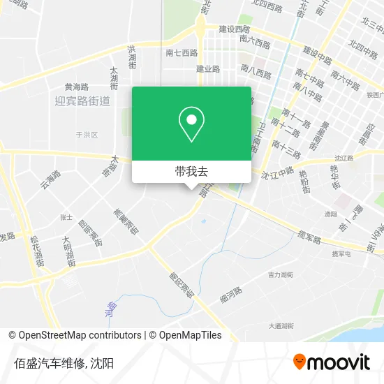佰盛汽车维修地图