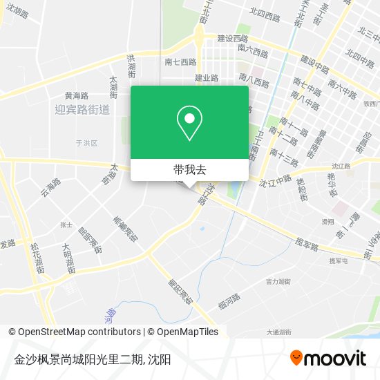 金沙枫景尚城阳光里二期地图