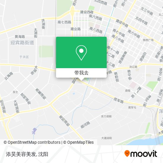 添昊美容美发地图