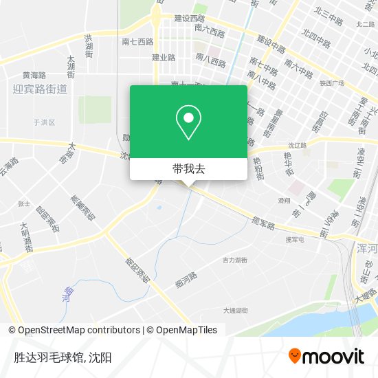 胜达羽毛球馆地图