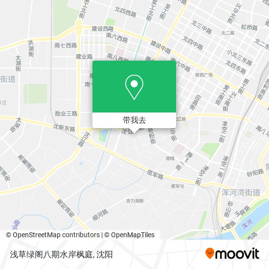 浅草绿阁八期水岸枫庭地图