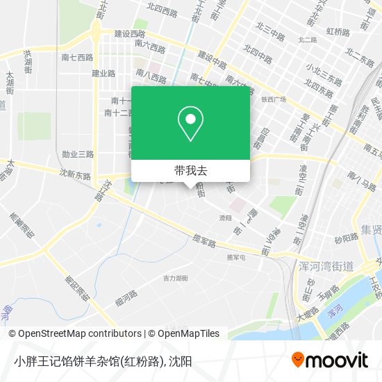 小胖王记馅饼羊杂馆(红粉路)地图
