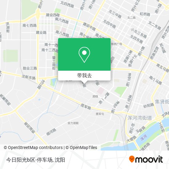 今日阳光b区-停车场地图