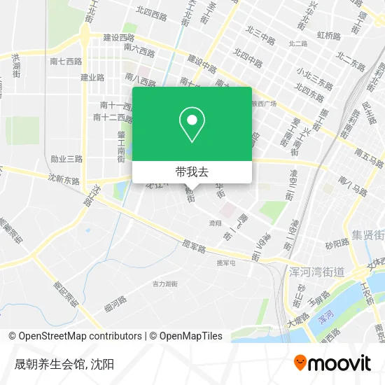 晟朝养生会馆地图