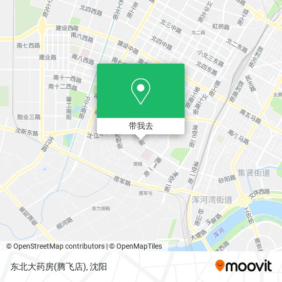 东北大药房(腾飞店)地图