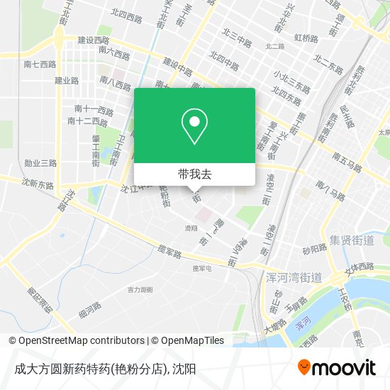 成大方圆新药特药(艳粉分店)地图