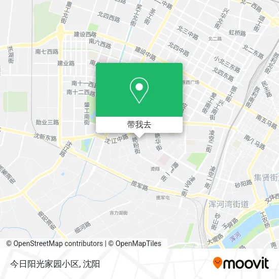 今日阳光家园小区地图