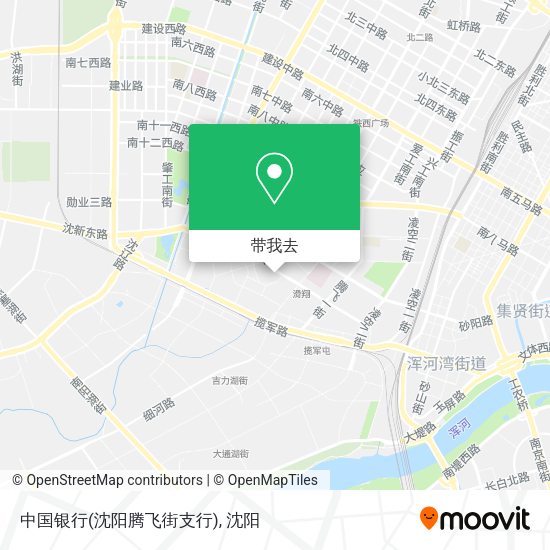 中国银行(沈阳腾飞街支行)地图