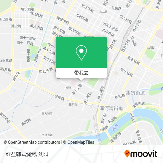 红益韩式烧烤地图