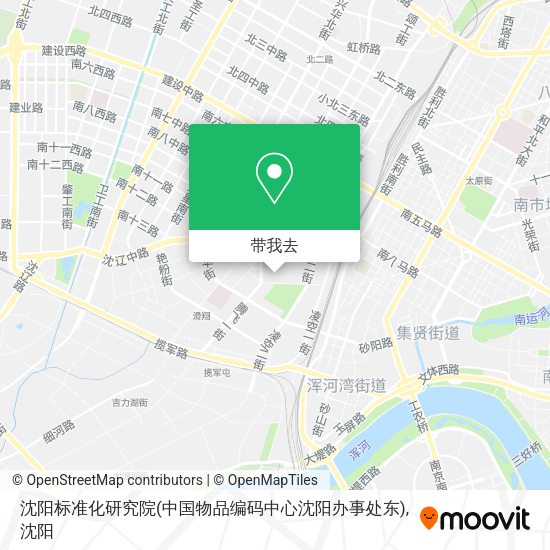 沈阳标准化研究院(中国物品编码中心沈阳办事处东)地图