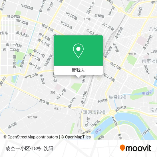 凌空一小区-18栋地图