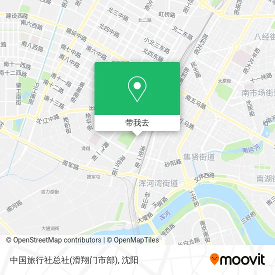 中国旅行社总社(滑翔门市部)地图