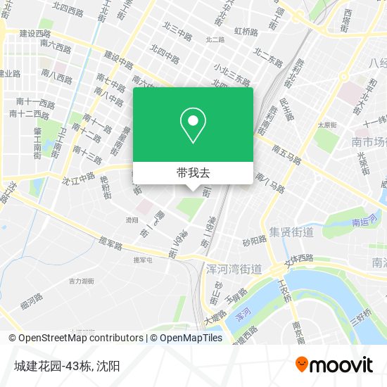 城建花园-43栋地图