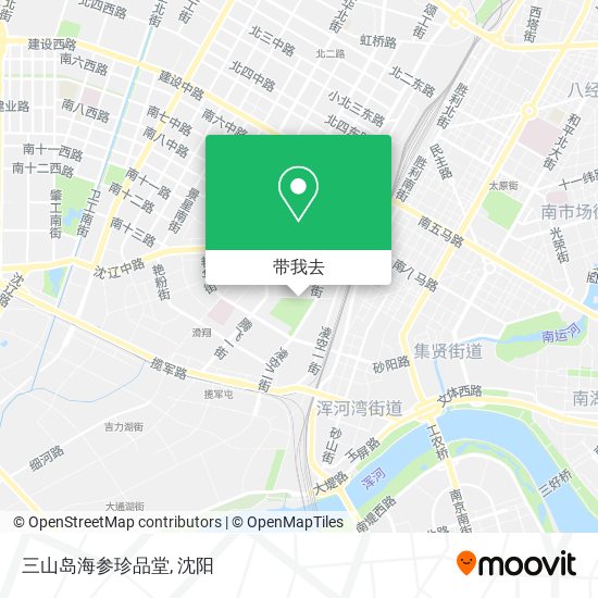 三山岛海参珍品堂地图