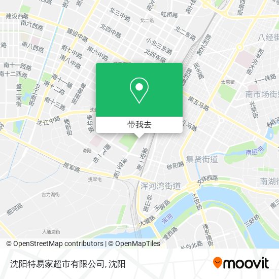 沈阳特易家超市有限公司地图