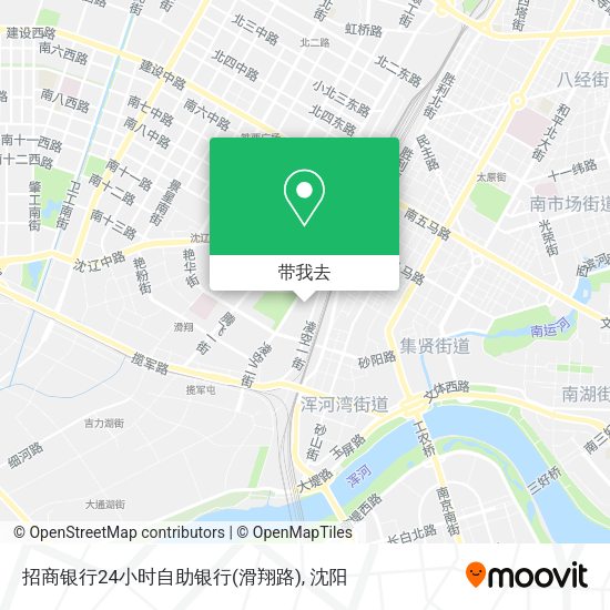 招商银行24小时自助银行(滑翔路)地图