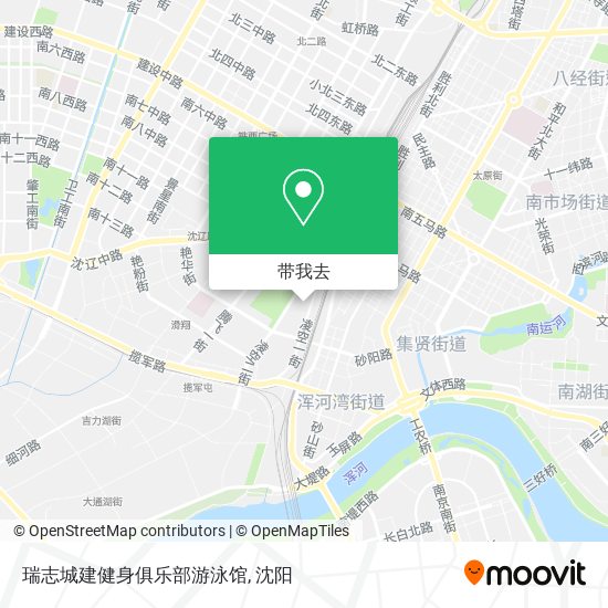 瑞志城建健身俱乐部游泳馆地图