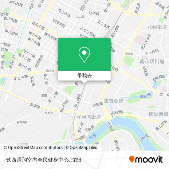 铁西滑翔室内全民健身中心地图