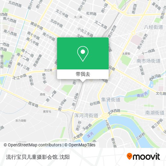流行宝贝儿童摄影会馆地图