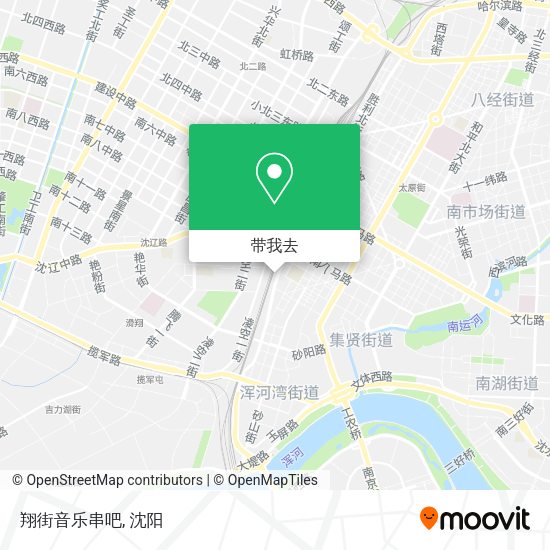 翔街音乐串吧地图