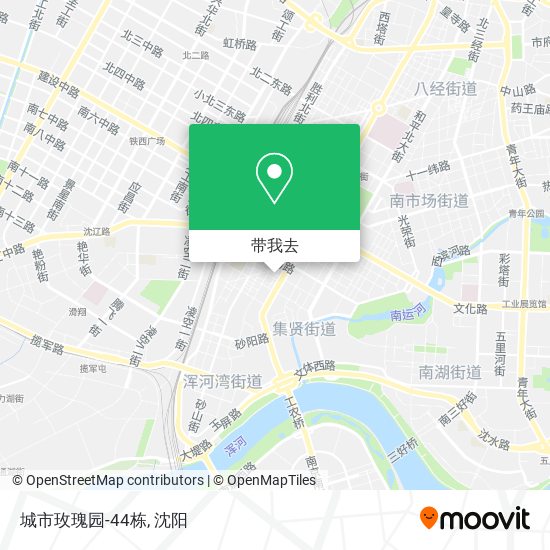 城市玫瑰园-44栋地图