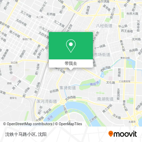 沈铁十马路小区地图
