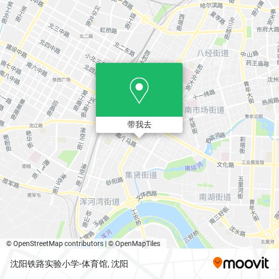 沈阳铁路实验小学-体育馆地图