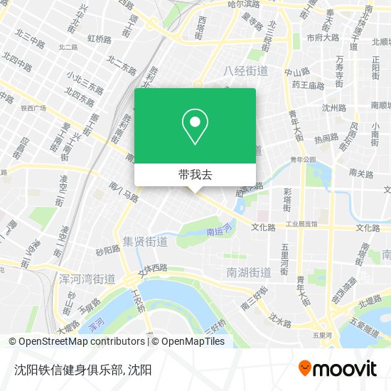 沈阳铁信健身俱乐部地图