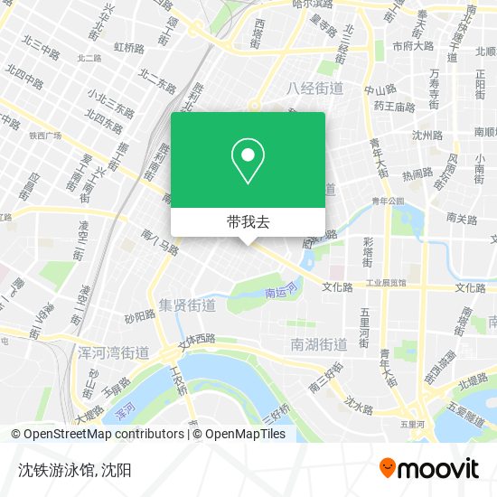 沈铁游泳馆地图