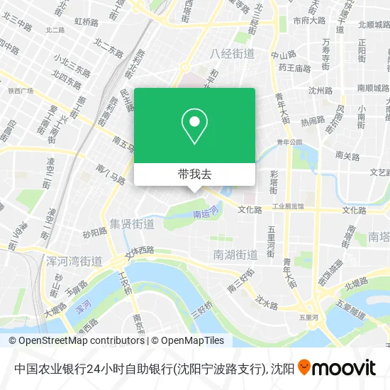 中国农业银行24小时自助银行(沈阳宁波路支行)地图