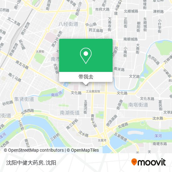 沈阳中健大药房地图