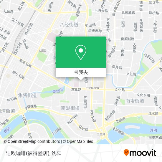 迪欧咖啡(彼得堡店)地图