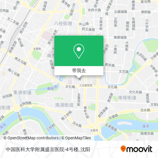 中国医科大学附属盛京医院-4号楼地图