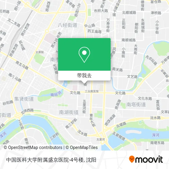 中国医科大学附属盛京医院-4号楼地图