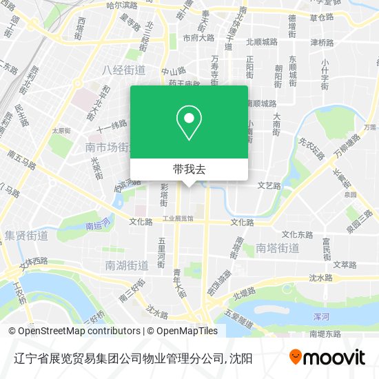 辽宁省展览贸易集团公司物业管理分公司地图