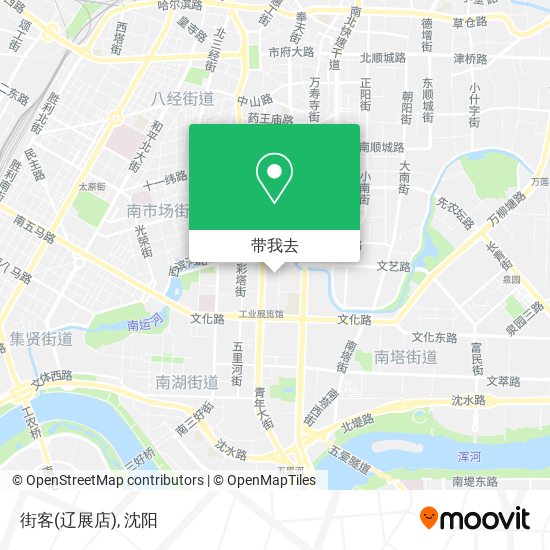 街客(辽展店)地图