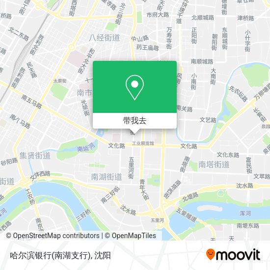 哈尔滨银行(南湖支行)地图