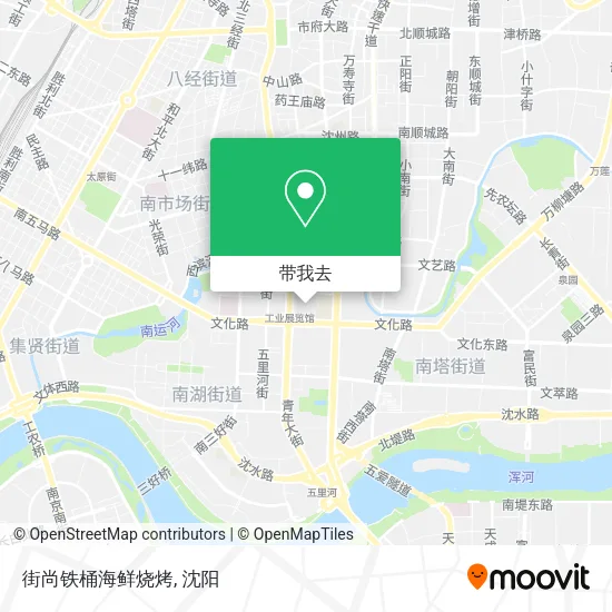 街尚铁桶海鲜烧烤地图